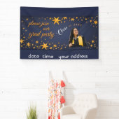 starry gold grad party banner (Insitu)