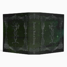 Starry Green Snakes Alchemy Book of Shadows