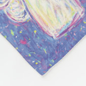 Starry Guardian Angel Custom Fleece Deken (Hoek)