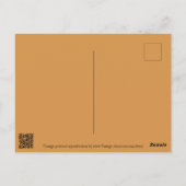 Starry Halloween Night Briefkaart (Achterkant)