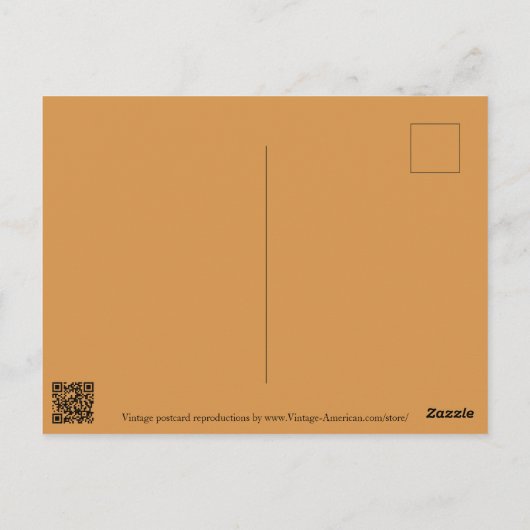 Starry Halloween Night Briefkaart (Achterkant)