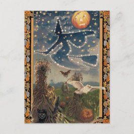 Starry Halloween Night Briefkaart