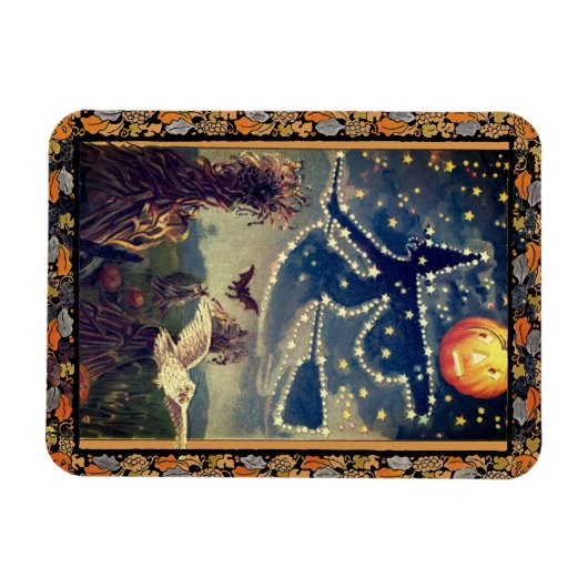 Starry Halloween Night Magnet Magneet (Horizontaal)