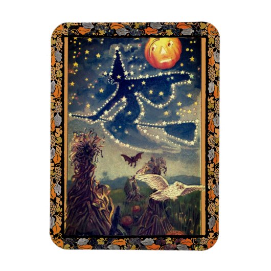 Starry Halloween Night Magnet Magneet (Verticaal)