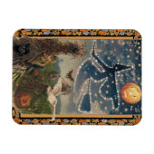 Starry Halloween Night Magnet Magneet (Horizontaal)