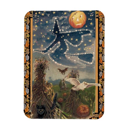 Starry Halloween Night Magnet Magneet (Verticaal)