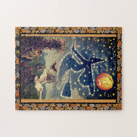 Starry Halloween Night Puzzle Legpuzzel (Horizontaal)