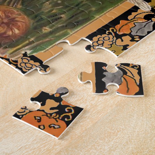 Starry Halloween Night Puzzle Legpuzzel (Zijkant)