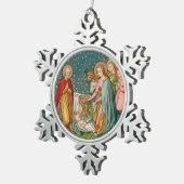 Starry Heavens (VVP 003) Tin Sneeuwvlok Ornament (Rechts)