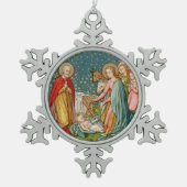 Starry Heavens (VVP 003) Tin Sneeuwvlok Ornament (Voorkant)