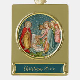 Starry Heavens (VVP 003) Verguld Banner Ornament