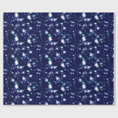 Starry Holiday Cadeaupapier (Vlak)