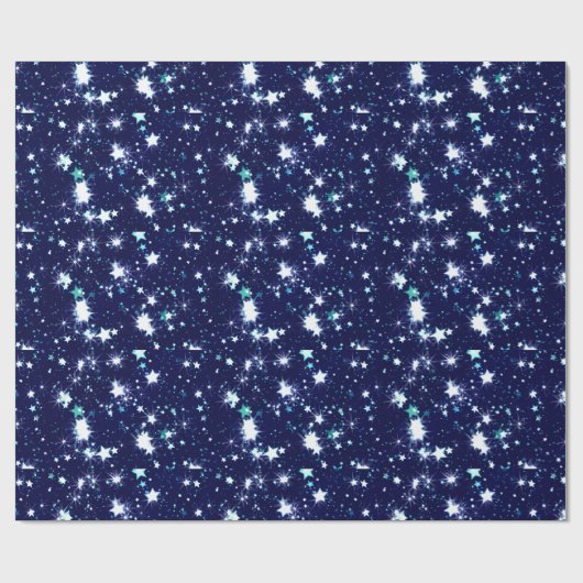 Starry Holiday Cadeaupapier (Vlak)