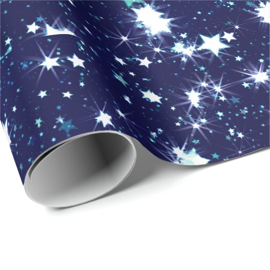 Starry Holiday Cadeaupapier (Rol Hoek)