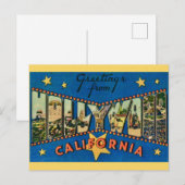 Starry Hollywood Californië Mok Briefkaart (Voorkant / Achterkant)