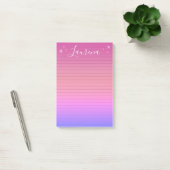 Starry Hues Gepersonaliseerde Naam Notitieblok (Ro Post-it® Notes (Kantoor)