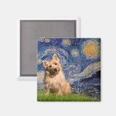"Starry" in de Sterrennacht Magneet (Voorkant / Achterkant)