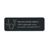 Starry Joy Holiday Return Label (Voorkant)