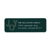 Starry Joy Holiday Return Label (Voorkant)