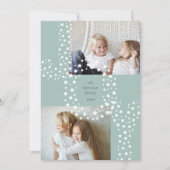 Starry Joy | Twee foto Feestdagenkaart (Voorkant)