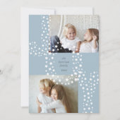 Starry Joy | Twee foto Feestdagenkaart (Voorkant)