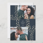 Starry Joy | Twee foto Feestdagenkaart (Voorkant)