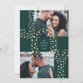 Starry Joy | Twee foto Feestdagenkaart (Voorkant)