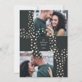 Starry Joy | Twee foto Feestdagenkaart (Voorkant)