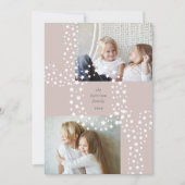 Starry Joy | Twee foto Feestdagenkaart (Voorkant)
