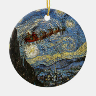 Starry Kerstnacht Ornament