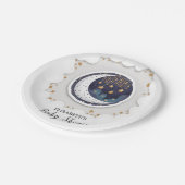 Starry Kinder Stars Baby shower Papieren Bordje (Gekanteld)