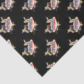 Starry Las Vegas Welkomstbord Tissuepapier (Detail)