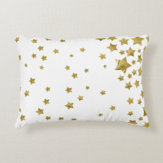 Starry Magic - White Lumbar Pillow Accent Kussen