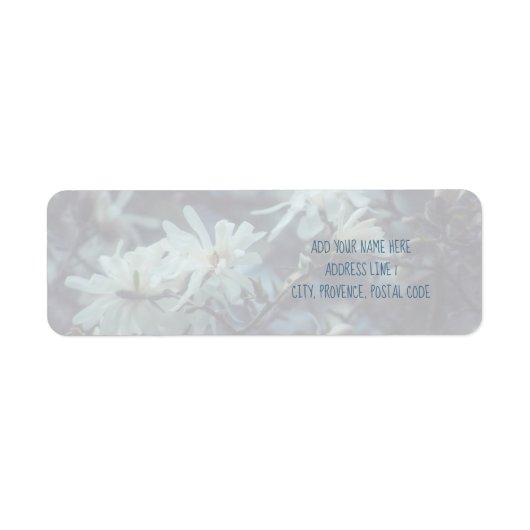 Starry Magnolia 3172 Etiket (Voorkant)