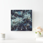 Starry Magnolia 3172 Vierkante Klok (Huis)