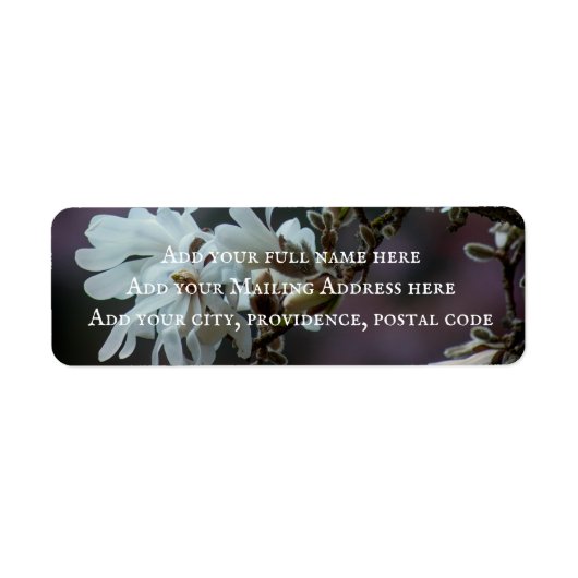 Starry Magnolia 5780 Etiket (Voorkant)