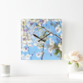 Starry Magnolia 6490 Vierkante Klok (Huis)