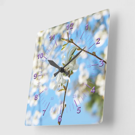 Starry Magnolia 6490 Vierkante Klok (Hoek)