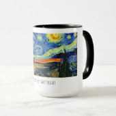 Starry man coffee mug. mok (Voorkant rechts)