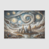 Starry Manhattan Decoupage Tissuepapier (Voorkant)