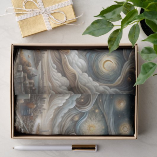 Starry Manhattan Decoupage Tissuepapier (Geschenk)