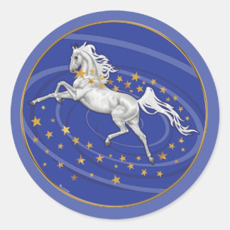 Starry Mare Round Sticker