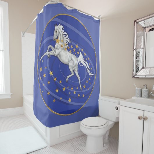 Starry Mare Shower Curtain Douchegordijn (In situ)