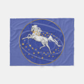 Starry Mare Small Fleece Blanket (Voorkant (Horizontaal))