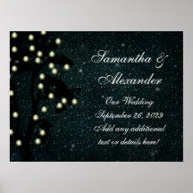 Starry Midnight Lights String Lantern Wedding