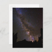 Starry Milky way, Californië Briefkaart (Voorkant / Achterkant)
