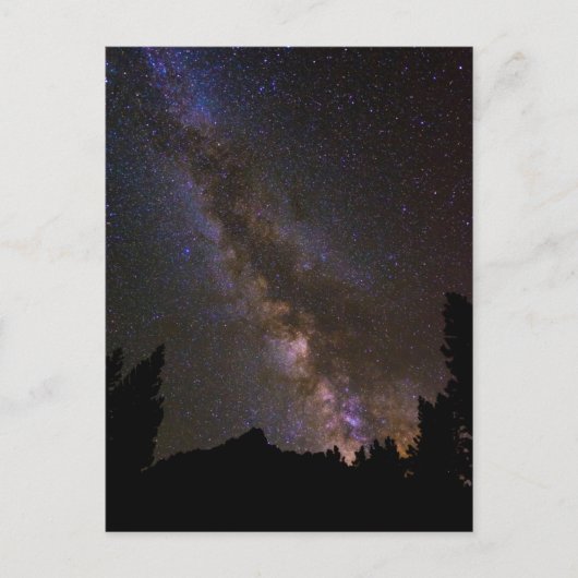 Starry Milky way, Californië Briefkaart (Voorkant)
