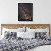 Starry Milky way, Californië Canvas Afdruk (Insitu (Slaapkamer))