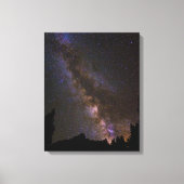 Starry Milky way, Californië Canvas Afdruk (Voorkant)