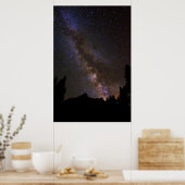 Starry Milky way, Californië Poster (Keuken)